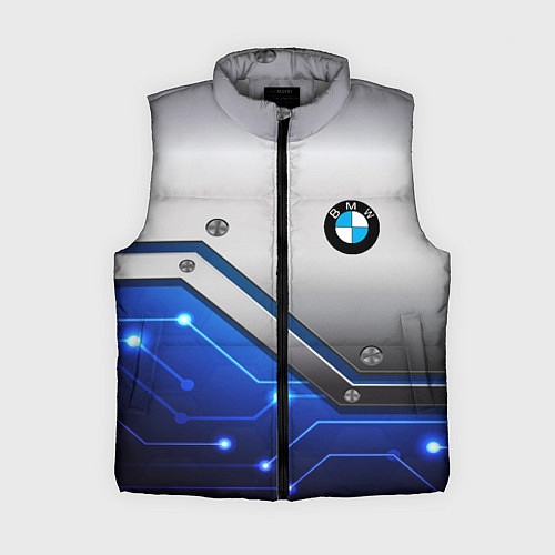 Женский жилет BMW geometry nano / 3D-Светло-серый – фото 1