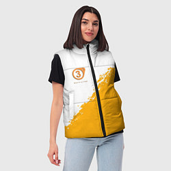 Женский жилет Half life 3 краски, цвет: 3D-черный — фото 2