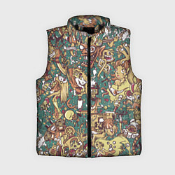 Женский жилет Монстры и девушки