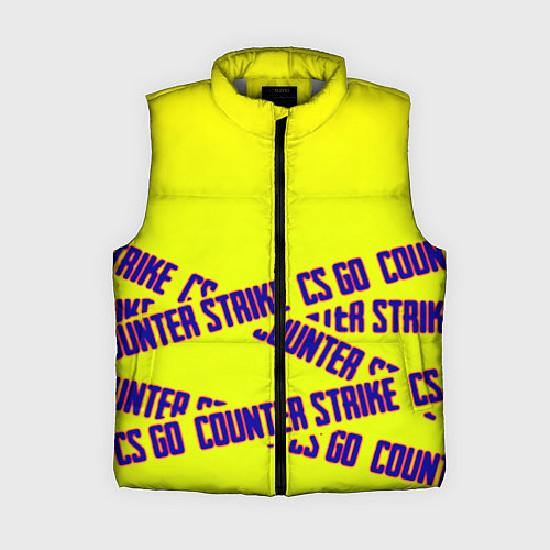 Женский жилет Counter strike game / 3D-Светло-серый – фото 1