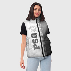 Женский жилет PSG - white gradient по-вертикали, цвет: 3D-черный — фото 2