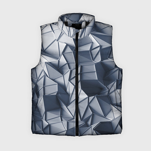 Женский жилет Геометрические грани / 3D-Черный – фото 1