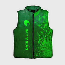 Женский жилет Date A Live - green gradient по-вертикали