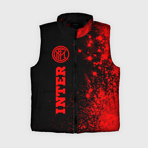 Женский жилет Inter - red gradient по-вертикали / 3D-Черный – фото 1