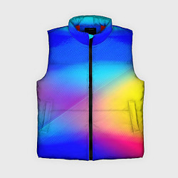 Женский жилет Линии геометрии градиент