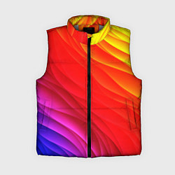 Женский жилет Абстрактные волны текстура