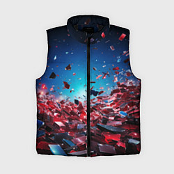 Женский жилет Осколки плит в движении