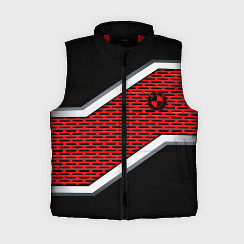 Женский жилет BMW geometry avto / 3D-Красный – фото 1