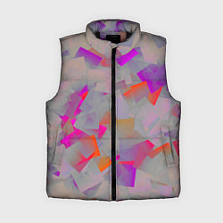 Женский жилет Розово-фиолетовые осколки