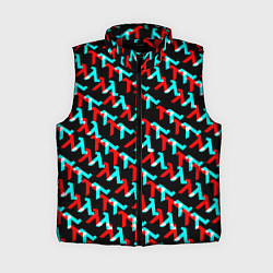 Женский жилет Half life glitch, цвет: 3D-красный