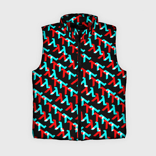 Женский жилет Half life glitch / 3D-Красный – фото 1