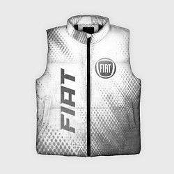 Женский жилет Fiat - white gradient вертикально, цвет: 3D-черный