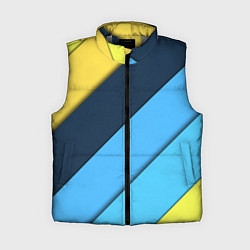 Женский жилет Линии геометрия, цвет: 3D-светло-серый