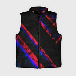 Женский жилет Неоновые штрихи геометрия