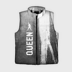 Женский жилет Queen - grey gradient по-вертикали
