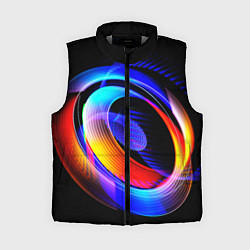 Женский жилет Оптические иллюзии волны, цвет: 3D-светло-серый