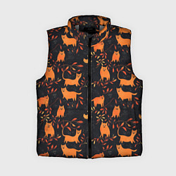 Женский жилет Рыжие котики