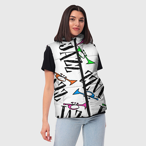 Женский жилет Just jazz in color / 3D-Красный – фото 3