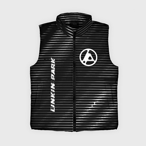 Женский жилет Linkin Park 2024 metal rock lines / 3D-Черный – фото 1
