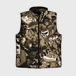 Женский жилет Король и шут средневековья играют рок, цвет: 3D-черный