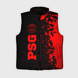 Женский жилет PSG - red gradient по-вертикали