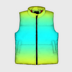 Женский жилет Кислотный градиент абстракция