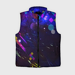 Женский жилет Космическая геометрия