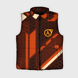 Женский жилет Half life geometry steel metal, цвет: 3D-черный