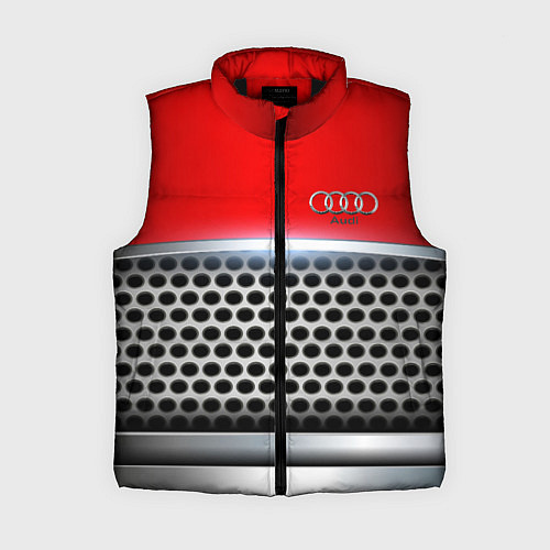 Женский жилет AUDI metal collection game / 3D-Черный – фото 1