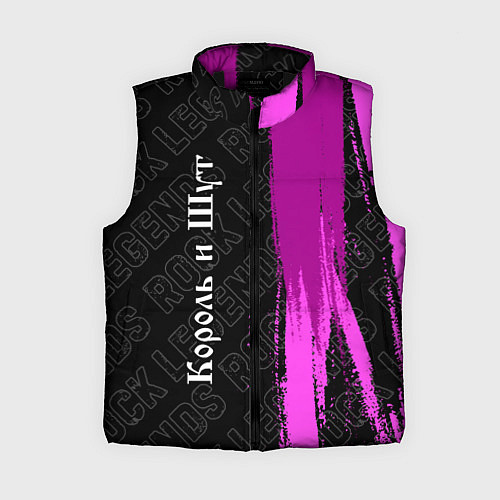 Женский жилет Король и Шут rock legends по-вертикали / 3D-Черный – фото 1