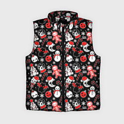 Женский жилет Кавайные чудаки на Рождество