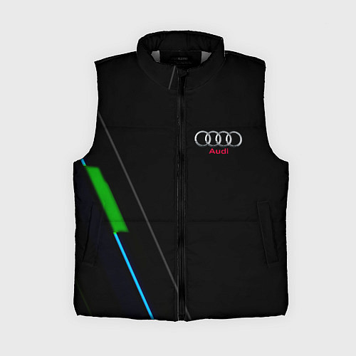 Женский жилет AUDI geometry line / 3D-Светло-серый – фото 1