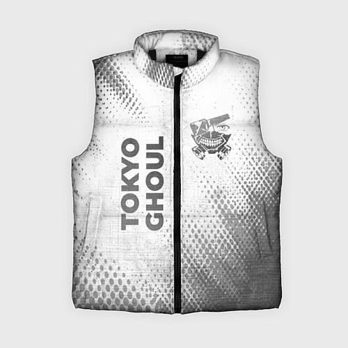 Женский жилет Tokyo Ghoul - white gradient вертикально / 3D-Черный – фото 1
