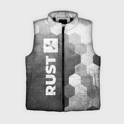 Женский жилет Rust - grey gradient по-вертикали / 3D-Черный – фото 1