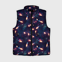 Женский жилет Паттерн новогодняя гирлянда