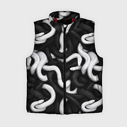 Женский жилет Черные и белые змеи