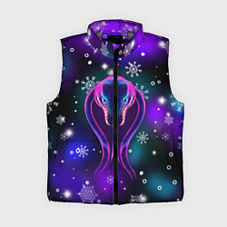 Женский жилет Космическая кобра, цвет: 3D-светло-серый