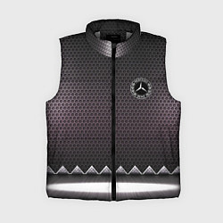 Женский жилет Mercedes benz carbon steel, цвет: 3D-светло-серый