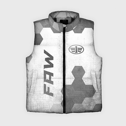 Женский жилет FAW - white gradient вертикально / 3D-Черный – фото 1