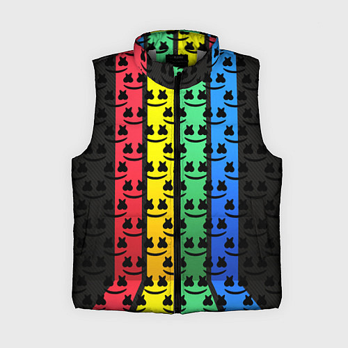 Женский жилет Marshmello neon music dj / 3D-Светло-серый – фото 1