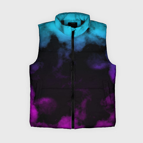 Женский жилет Градиент - дым / 3D-Черный – фото 1