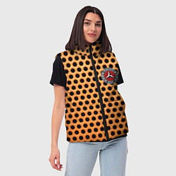 Женский жилет Mercedes benz metal auto, цвет: 3D-светло-серый — фото 2