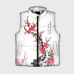 Женский жилет Китайская слива