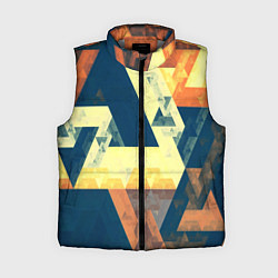 Женский жилет Абстрактные треугольники