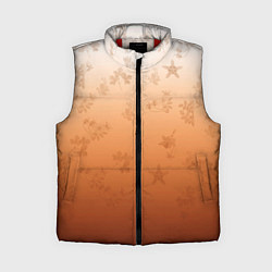 Женский жилет Осенний градиент, цвет: 3D-красный