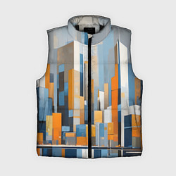 Женский жилет Архитектура город живопись