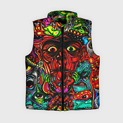 Женский жилет Мексиканский стиль психоделика