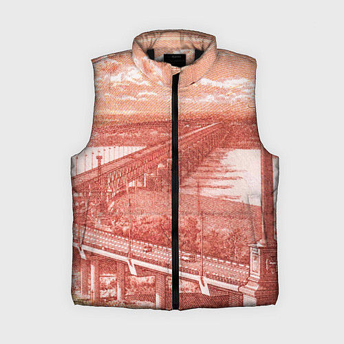 Женский жилет Любимый Хабаровск 5000 / 3D-Черный – фото 1