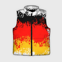 Женский жилет Флаг Германии в виде хаотичных пятен