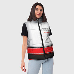 Женский жилет AUDI auto car, цвет: 3D-светло-серый — фото 2